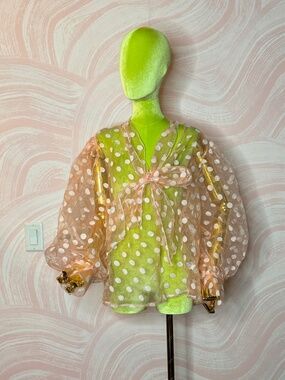 Polka dots blouse
